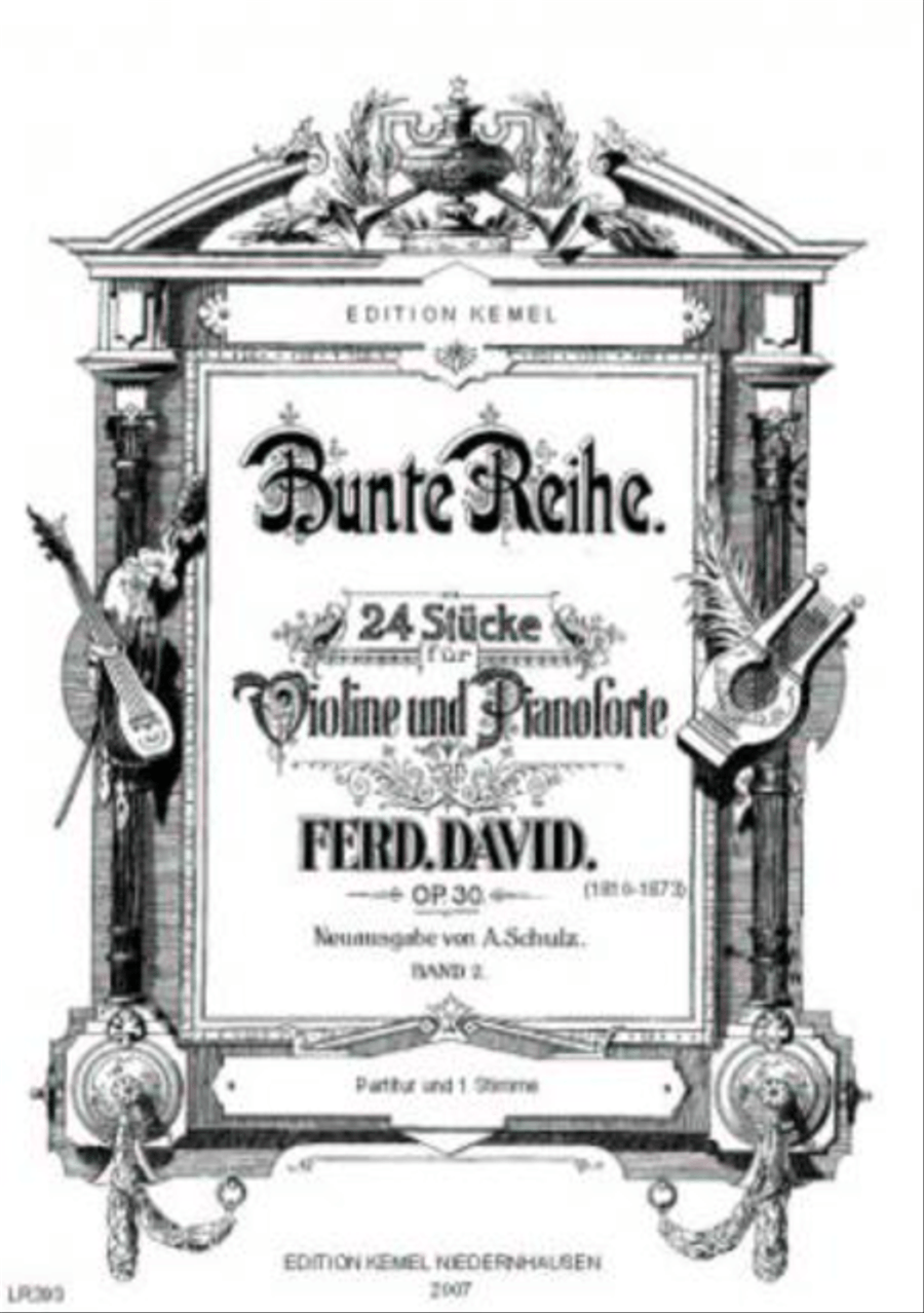 Bunte Reihe Bunte Reihe Violin Solo scores gallery preview page 1
