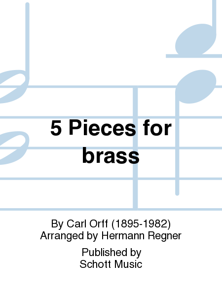 5 Pieces for brass