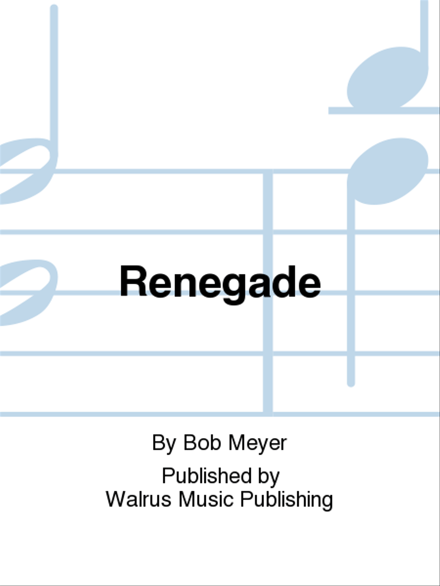 Renegade Renegade Big Band scores gallery preview page 1