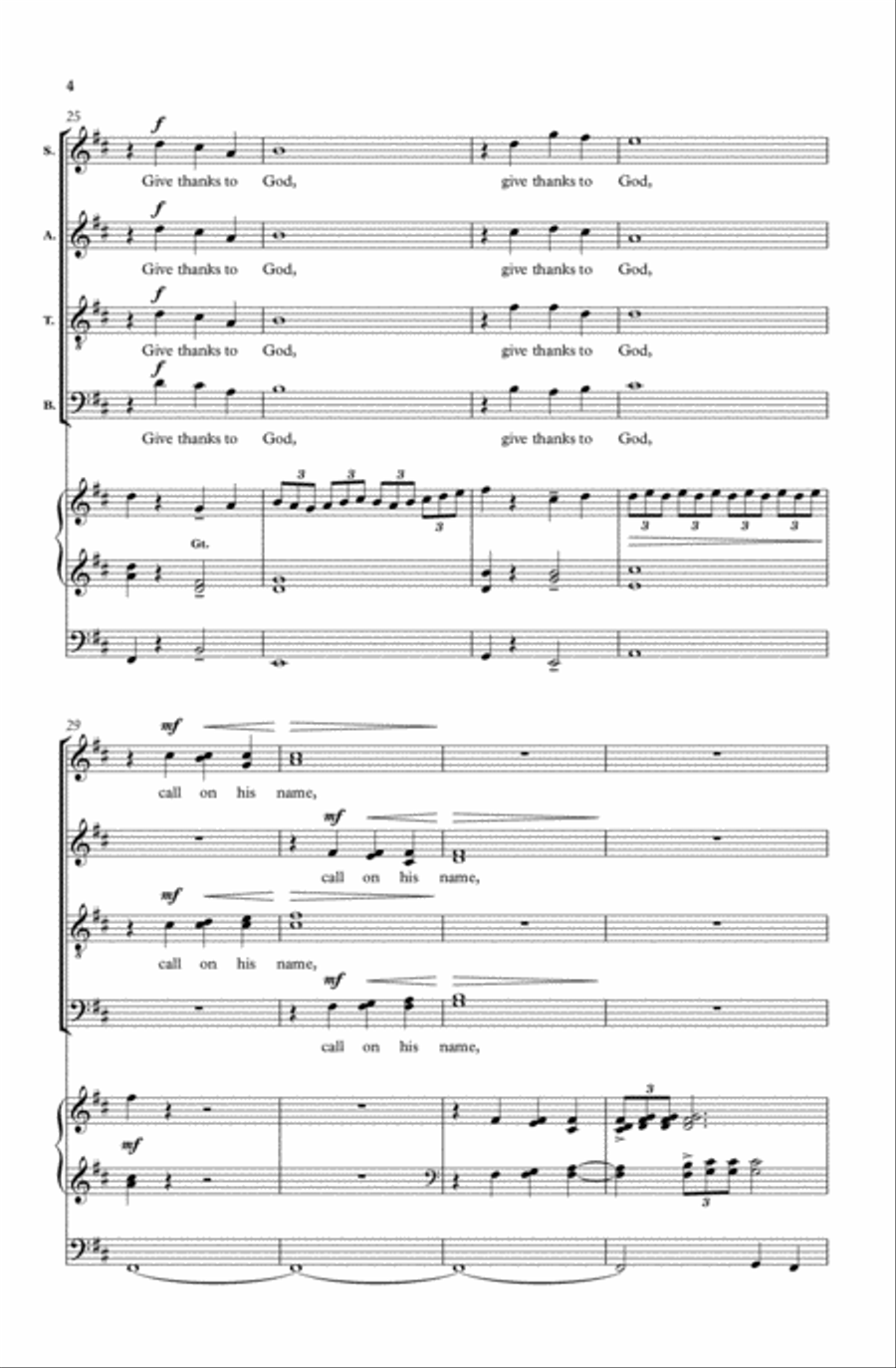 Psalm 105 Psalm 105 4-Part scores gallery preview page 4