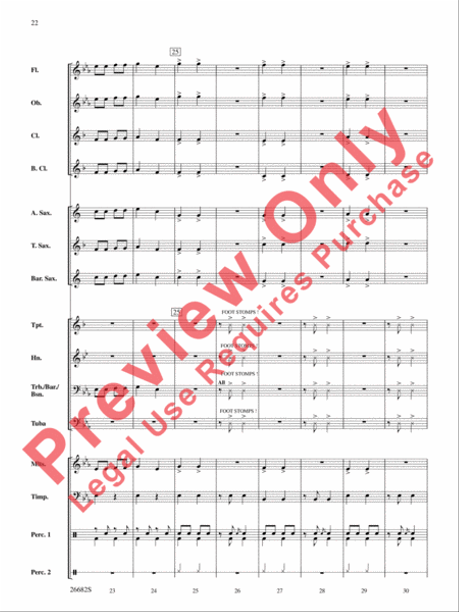 Belwin Very Beginning Band Kit #3 Concert Band scores gallery preview page 23