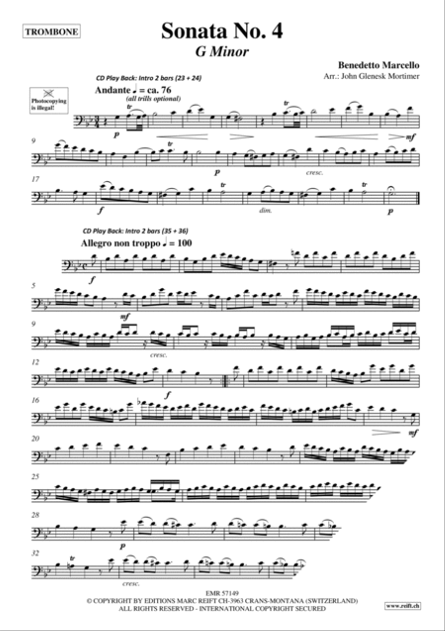 Sonata No. 4 Organ scores gallery preview page 3