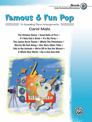 Book cover for Famous & Fun Pop, Book 2
