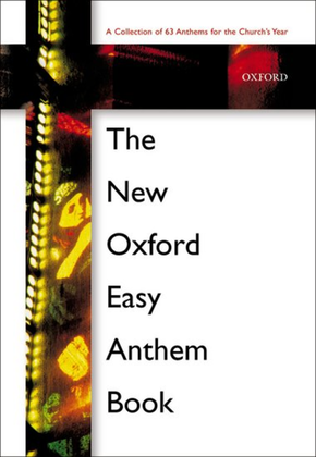 Book cover for The New Oxford Easy Anthem Book