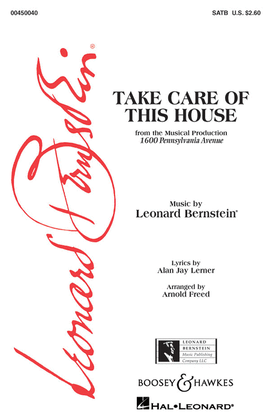 Book cover for Take Care of This House (from 1600 Pennsylvania Avenue)