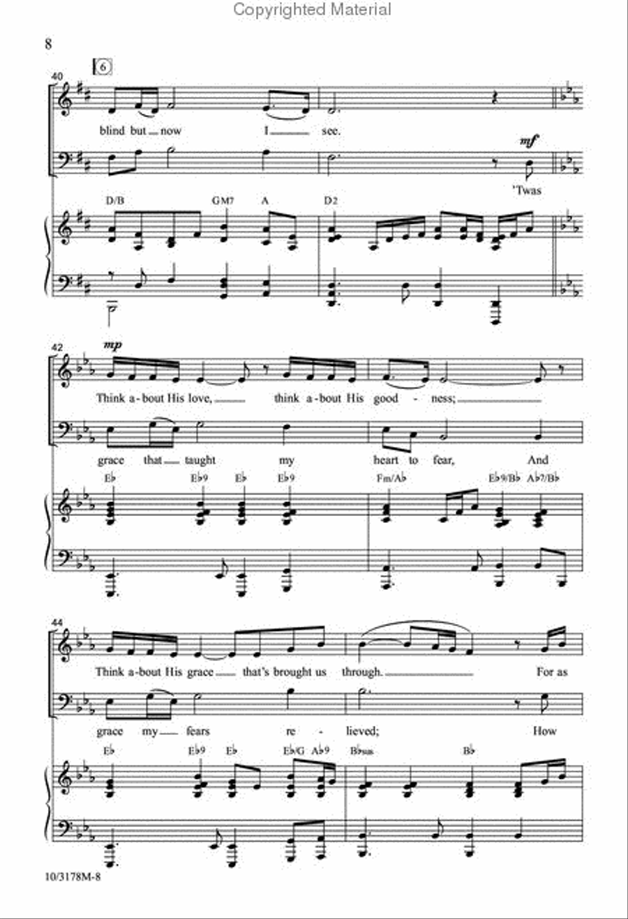 Think About His Love Think About His Love 3-Part scores gallery preview page 8