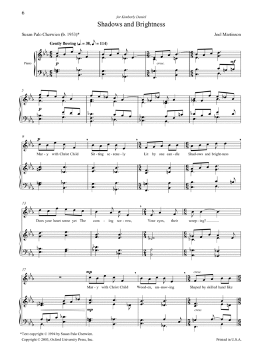 Cycle of light High Voice scores gallery preview page 3