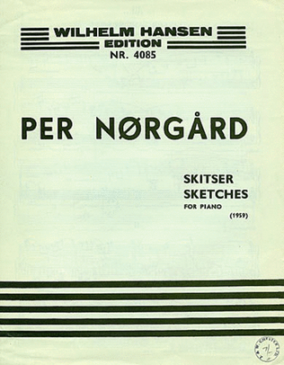 Book cover for Per Norgard: Sketches For Piano Op.25a