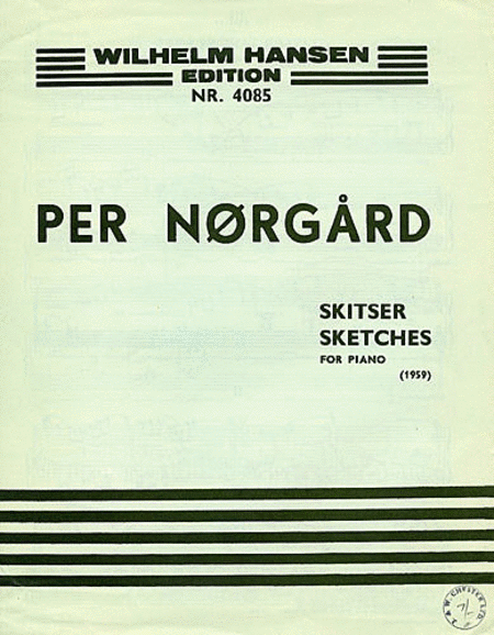 Per Norgard: Sketches For Piano Op.25a