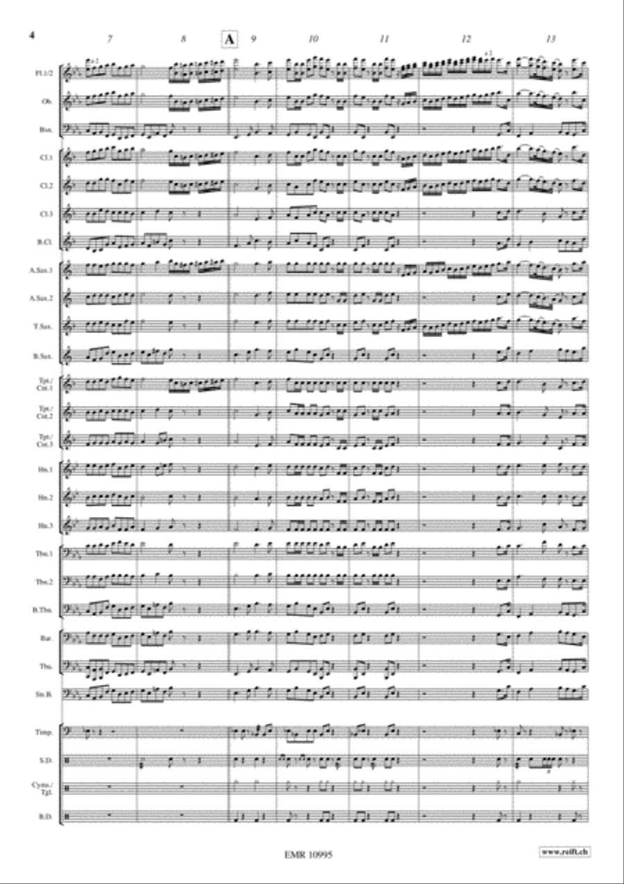 Coronation March Coronation March Concert Band scores gallery preview page 5