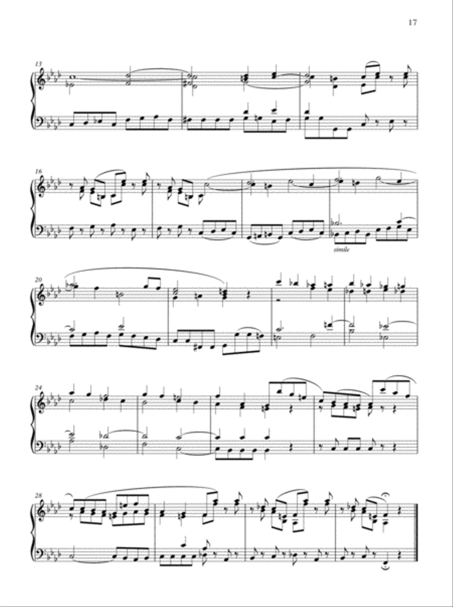 Oxford Book of Lent and Easter Organ Music for Manuals Organ Solo scores gallery preview page 17