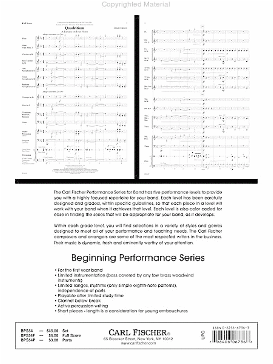 Santa's Noisy Workshop Concert Band scores gallery preview page 17