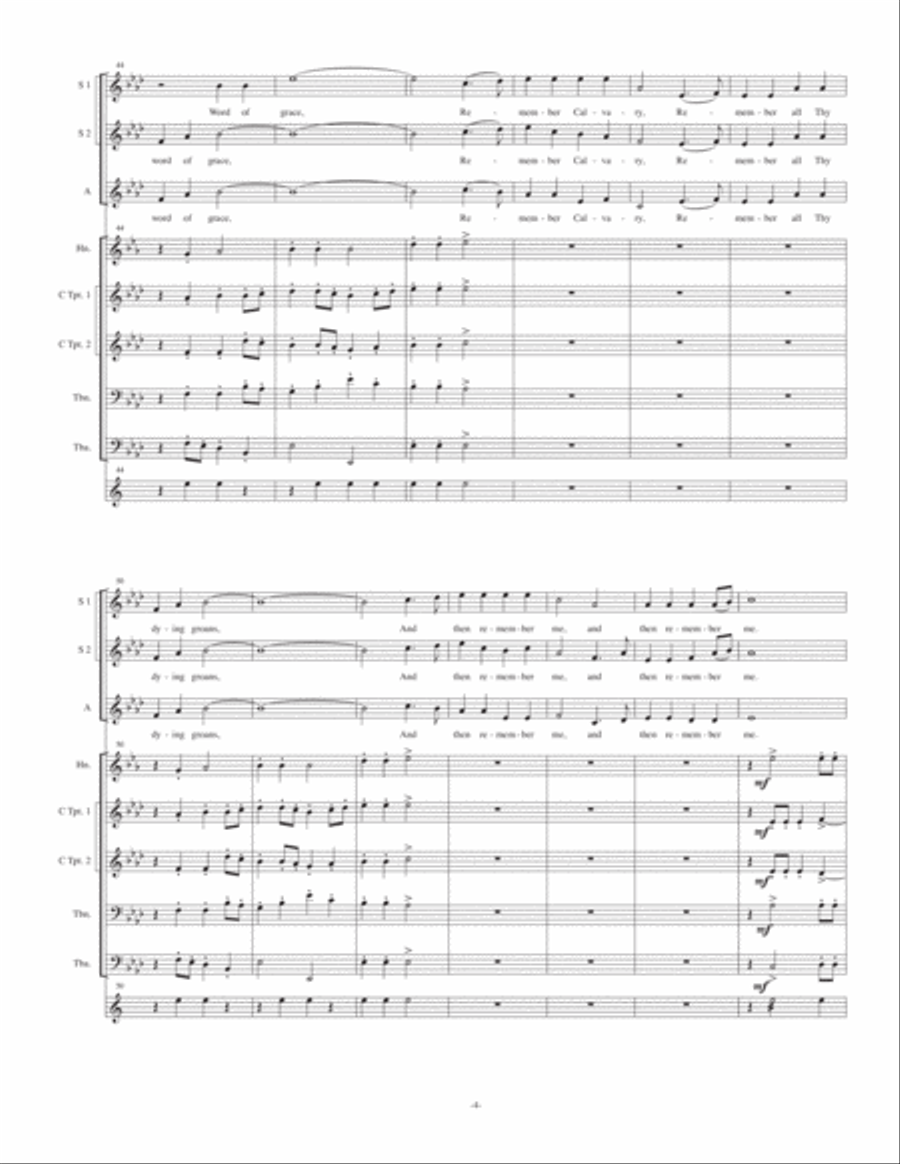 Harpsongs (full score and parts) SSA scores gallery preview page 5