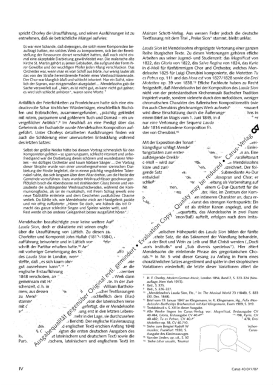 Lauda Sion 4-Part scores gallery preview page 5