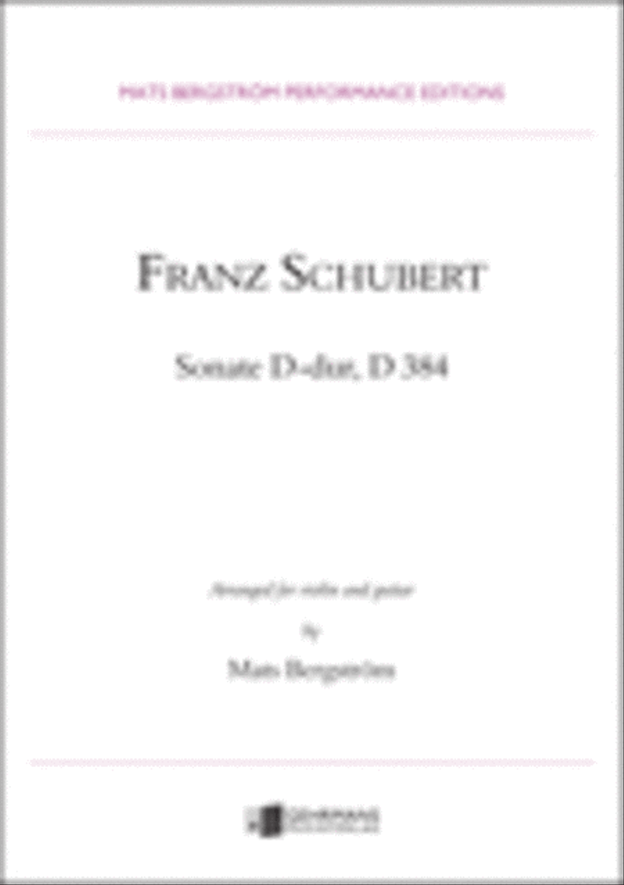 Sonate - D Major Violin scores gallery preview page 1
