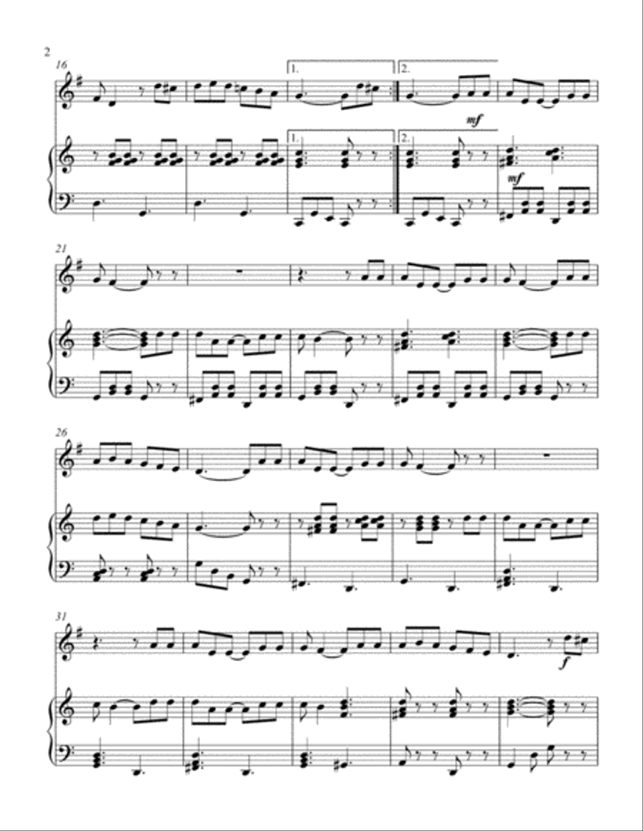 Mexican Hat Dance (F instrument solo) Horn scores gallery preview page 3