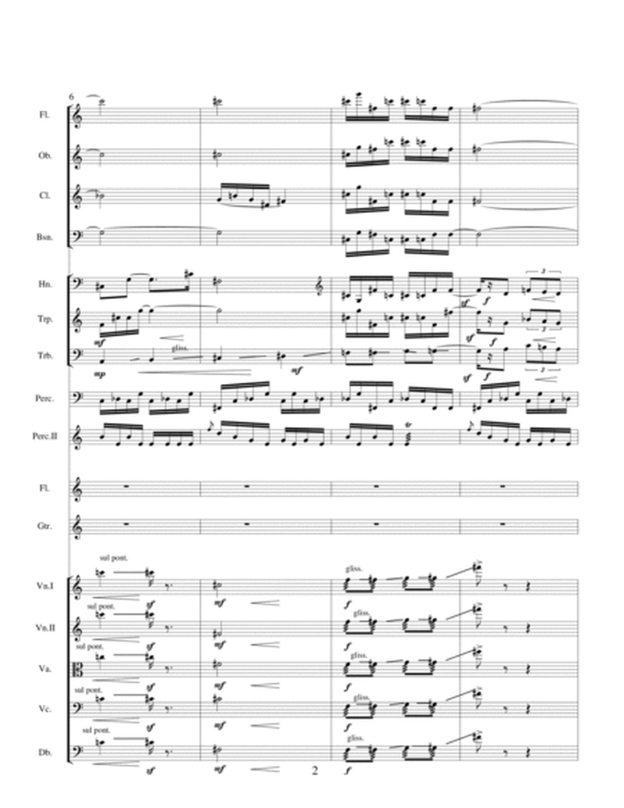 Double Concerto for Flute and Guitar (SCORE and PARTS) image number null
