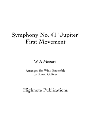 Symphony No. 41 'Jupiter' First Movement