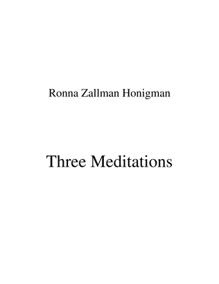 Three Meditations for the Month of Elul