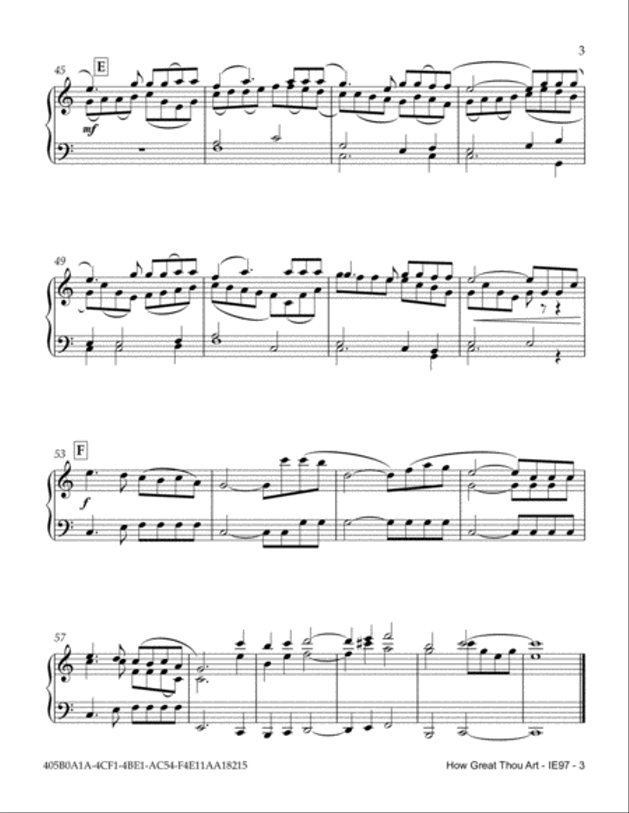 How Great Thou Art How Great Thou Art Full Orchestra scores gallery preview page 4