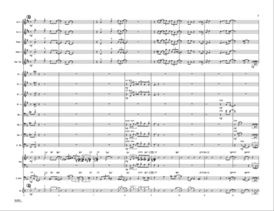 Nearer, My God, to Thee Jazz Ensemble scores gallery preview page 3