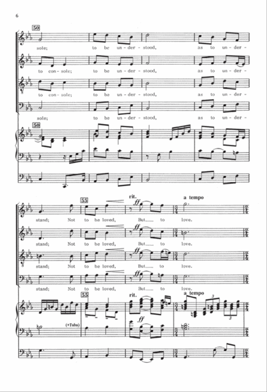 Franciscan Canticles 4-Part scores gallery preview page 6