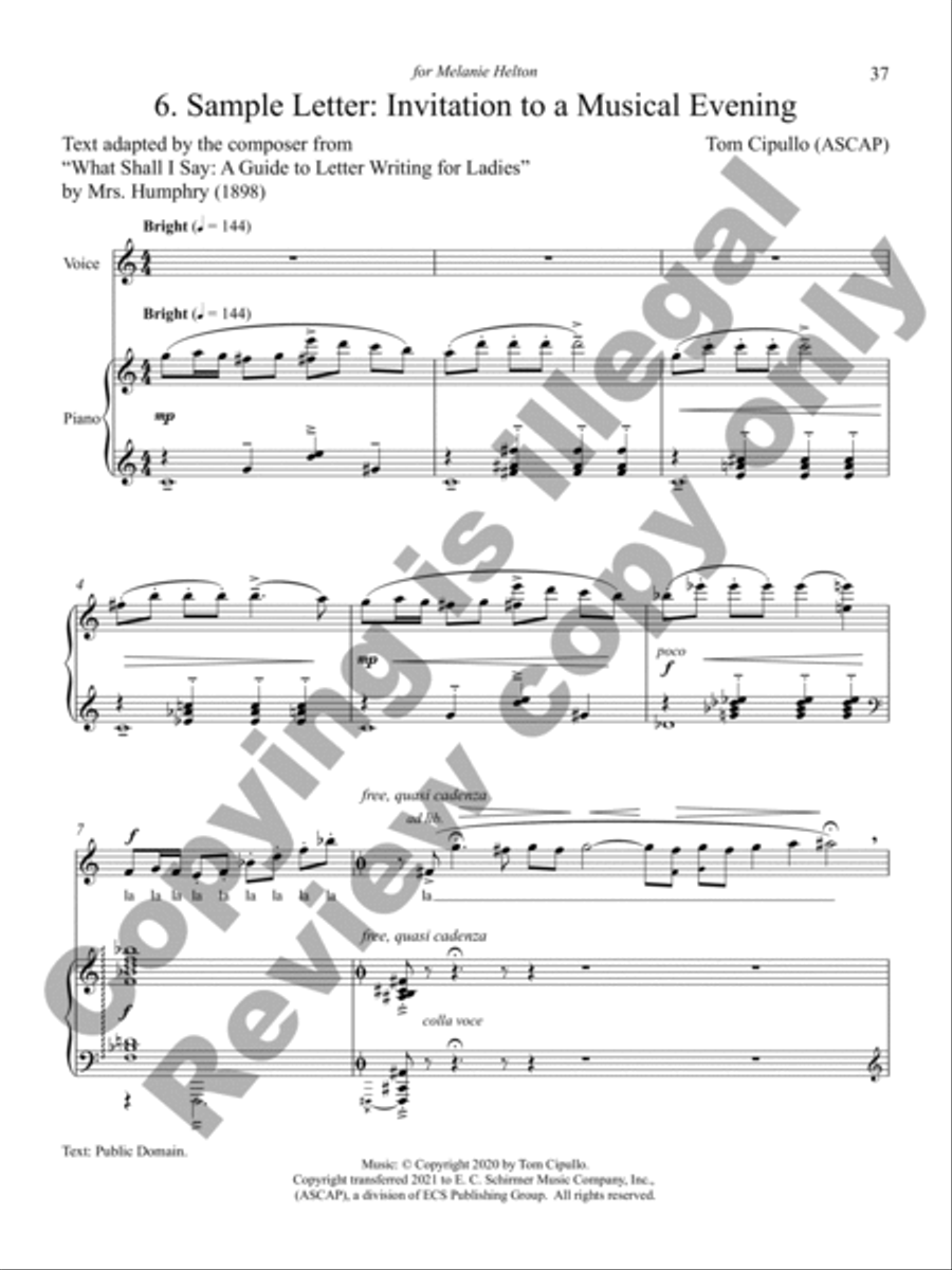 Songs for Soprano, Volume 3 Soprano Voice scores gallery preview page 21