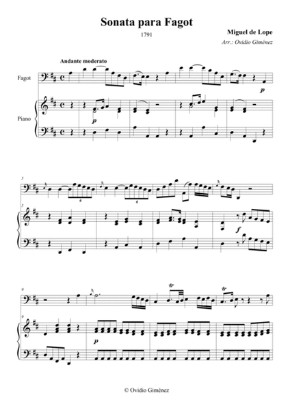 Sonata para Fagot de Miguel de Lope image number null
