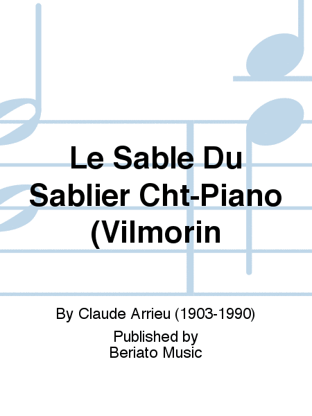 Le Sable Du Sablier Cht-Piano (Vilmorin