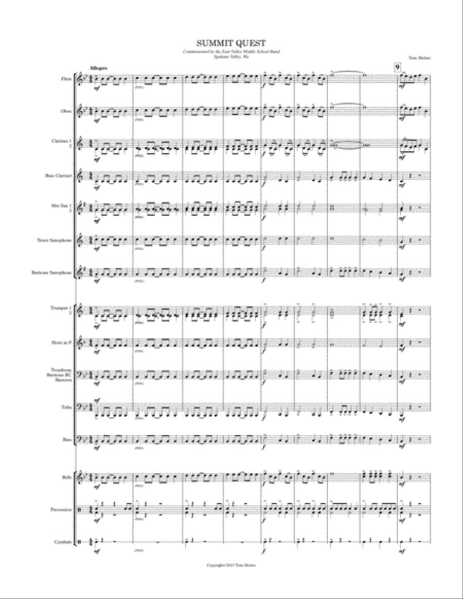 Summit Quest Concert Band scores gallery preview page 2