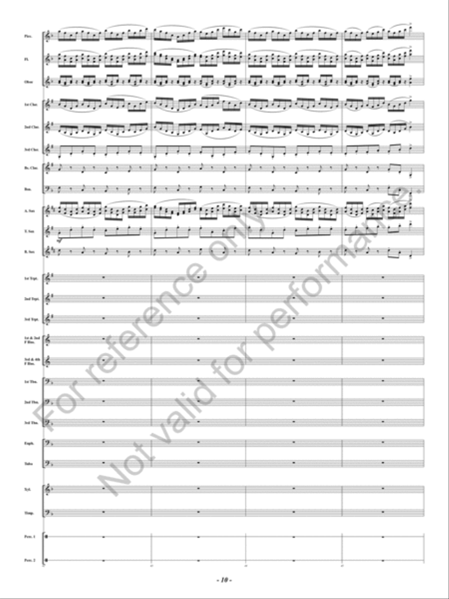 Square Square Concert Band scores gallery preview page 11