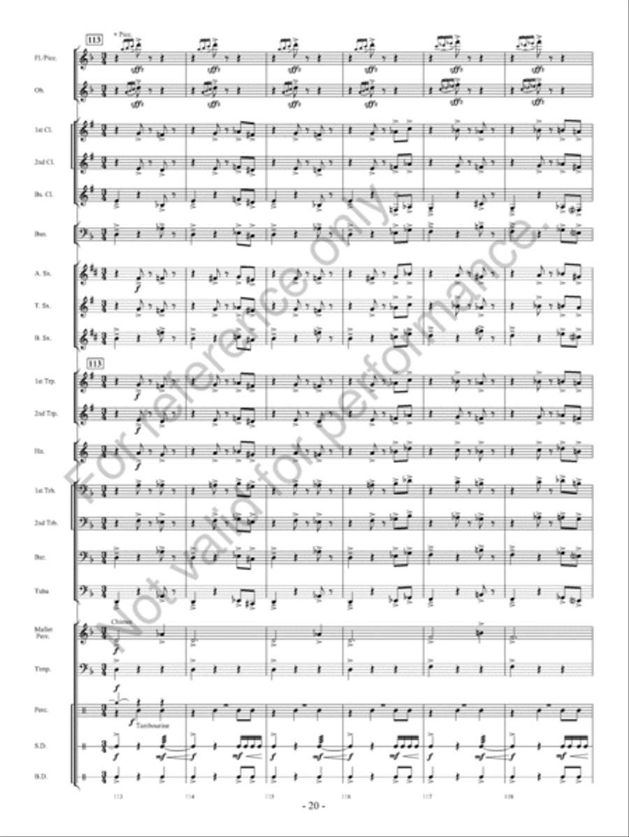 Fate of the Gods Fate of the Gods Concert Band scores gallery preview page 21
