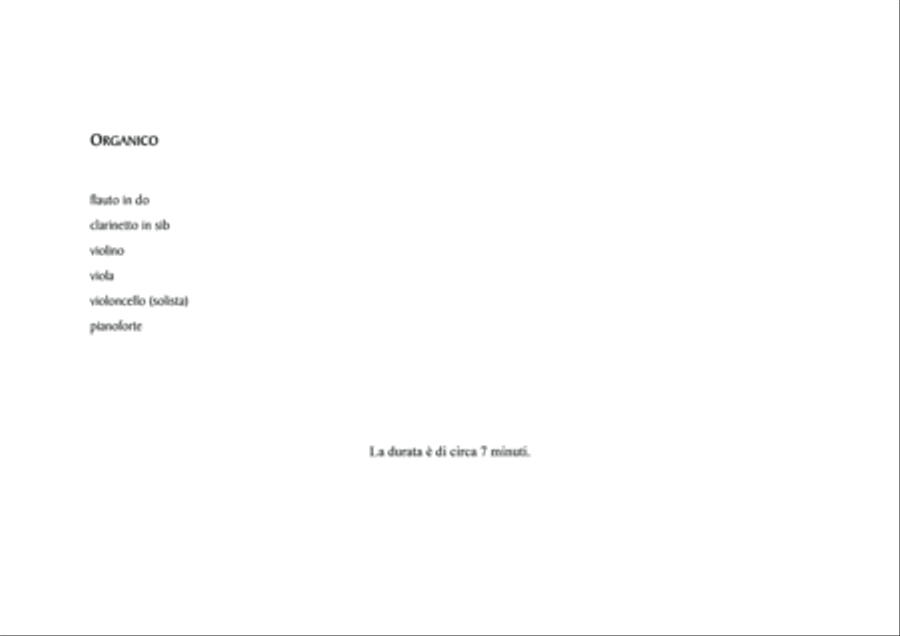 Umberto Pedraglio: FASI (ES 1052) per Violoncello solista ed Ensemble Small Ensemble scores gallery preview page 6