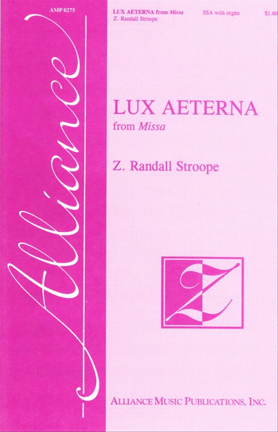 Lux Aeterna SSA scores gallery preview page 1