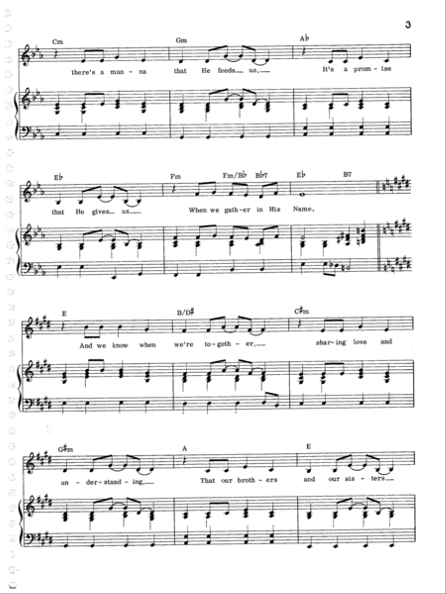 Everything for the Church Soloist Piano, Vocal, Guitar scores gallery preview page 3