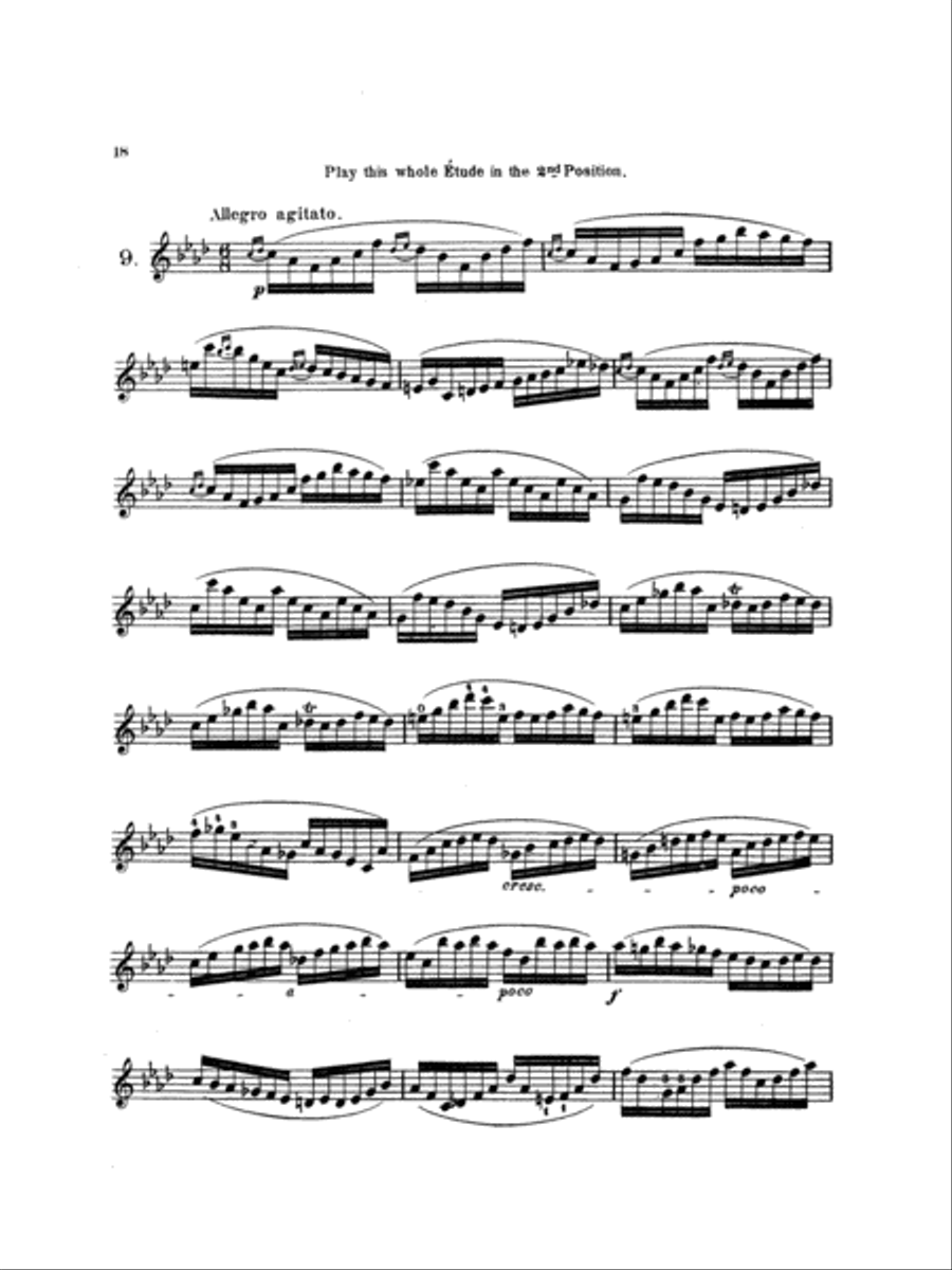 Book cover for Dancla: Twenty Brilliant and Characteristic Etudes, Op. 73