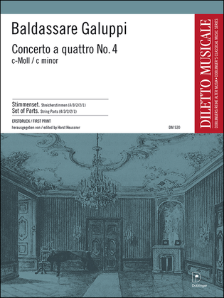 Book cover for Concerto No. 4 c-moll