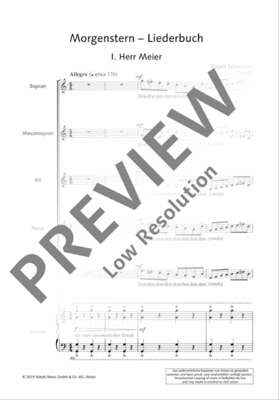 Morgenstern-Liederbuch Mixed Choir scores gallery preview page 6