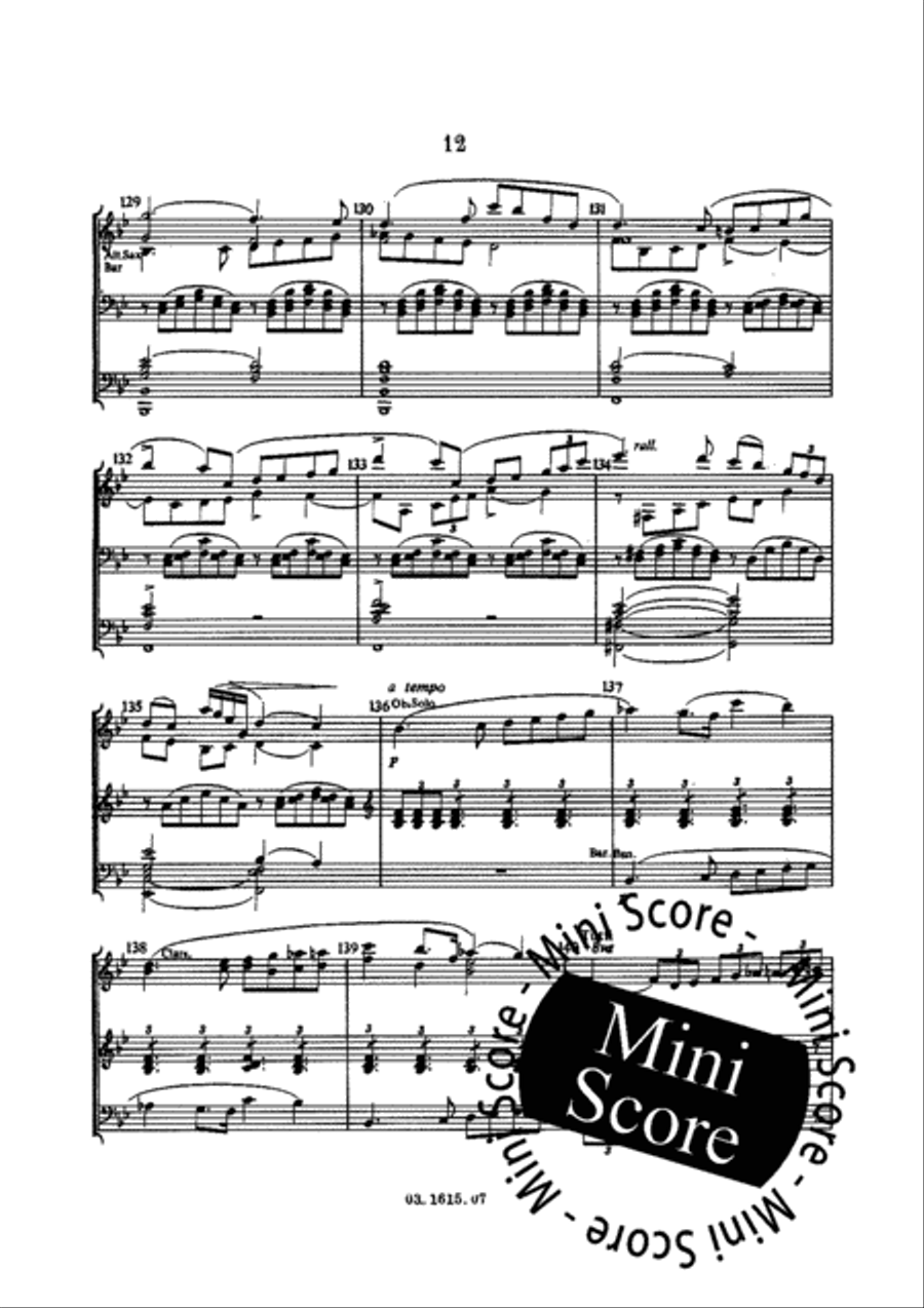Marche Heroique Concert Band scores gallery preview page 16