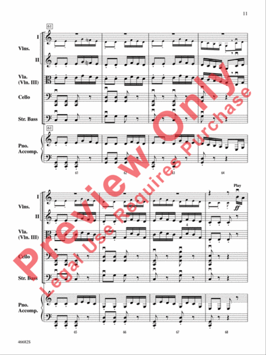 Soldier's Joy String Orchestra scores gallery preview page 12