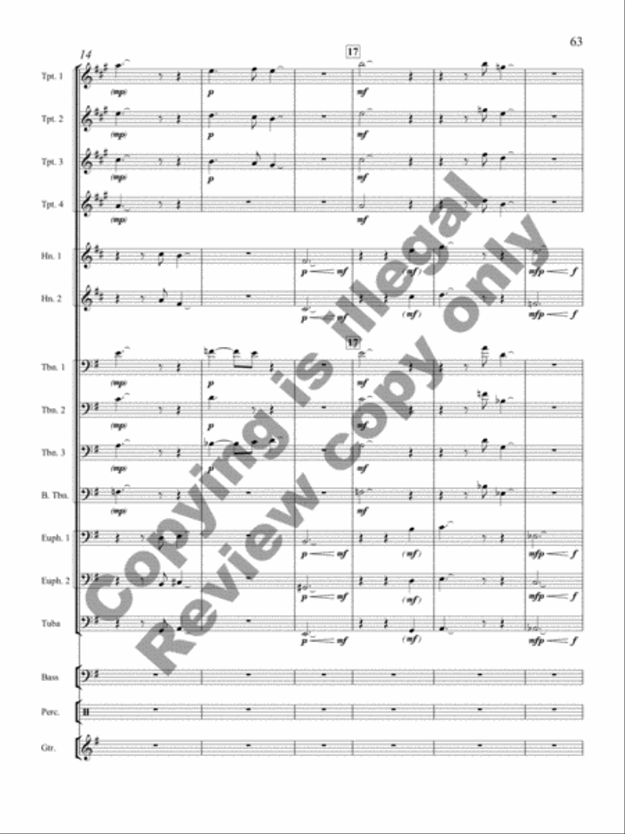 Christmas Brass Brass Band scores gallery preview page 47