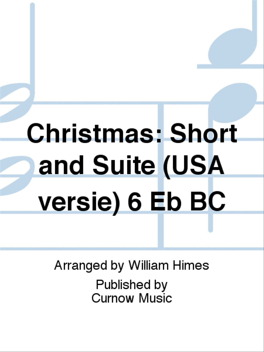 Christmas: Short and Suite (USA versie) 6 Eb BC Concert Band scores gallery preview page 1