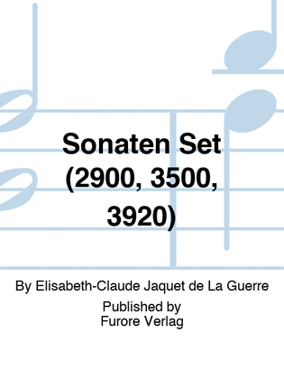 Book cover for Sonaten Set (2900, 3500, 3920)