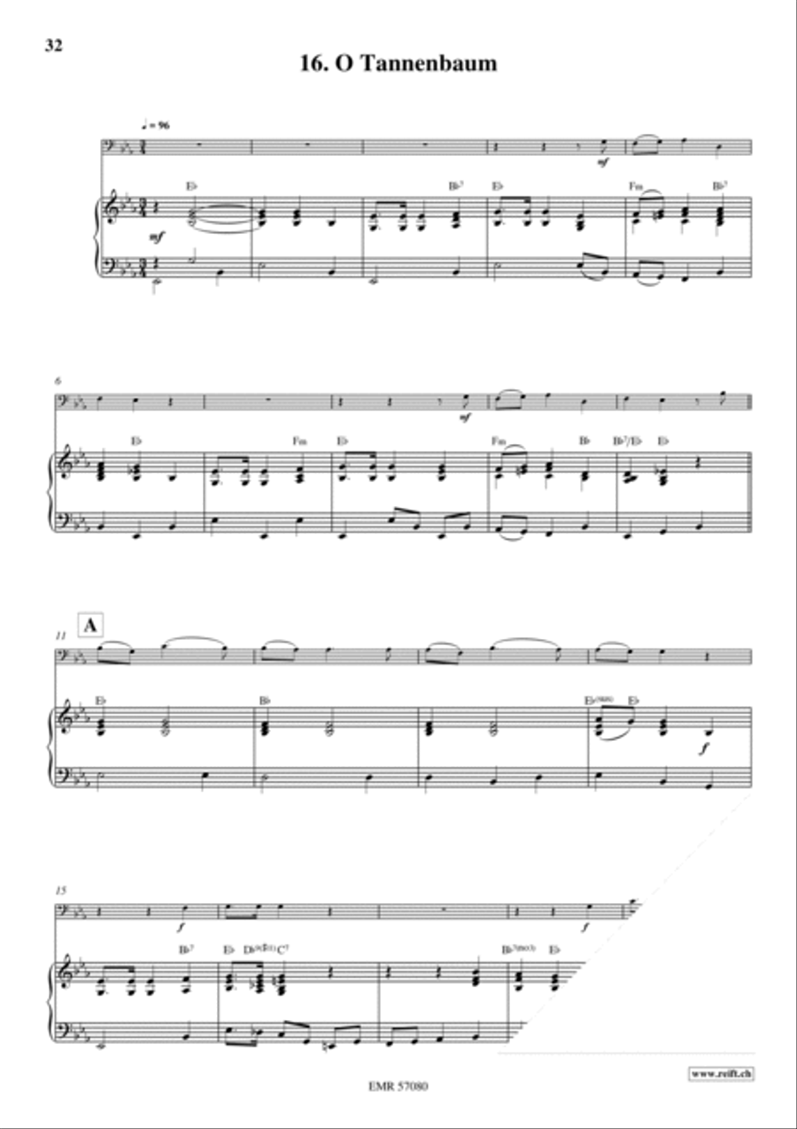 18 Christmas Songs Euphonium scores gallery preview page 19