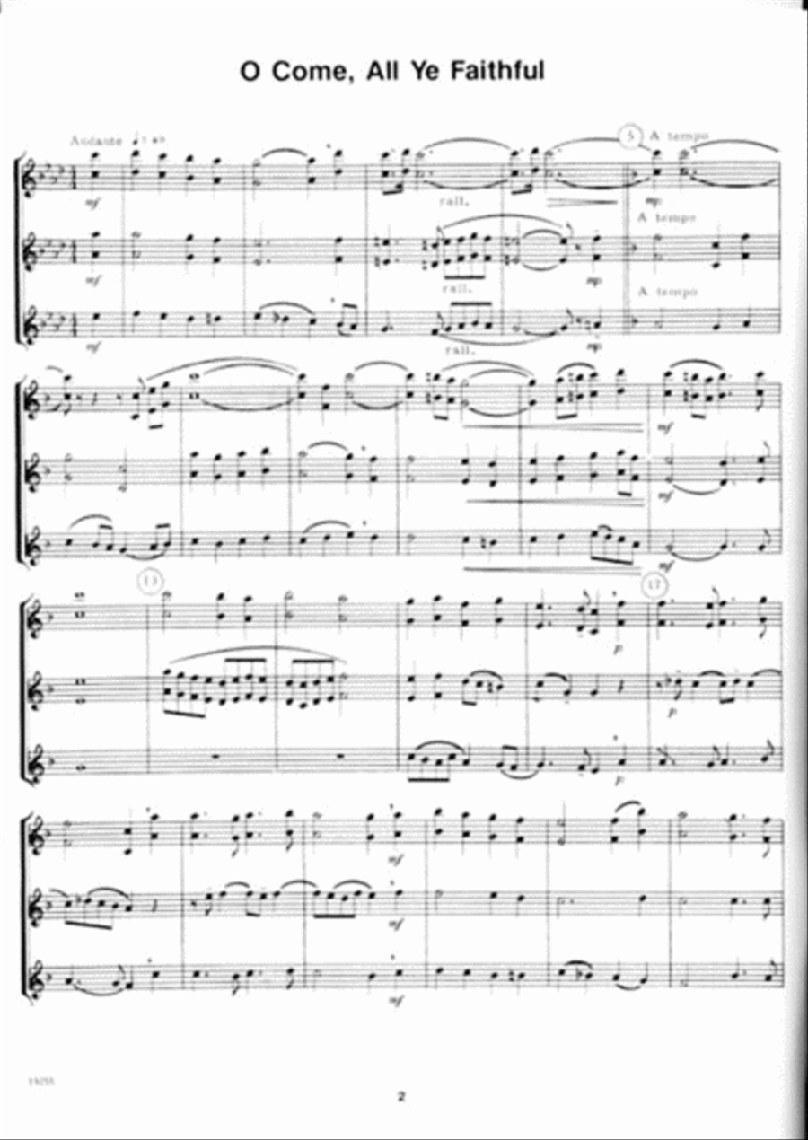 Christmas For Three - C Treble Instruments Collection / Songbook scores gallery preview page 2