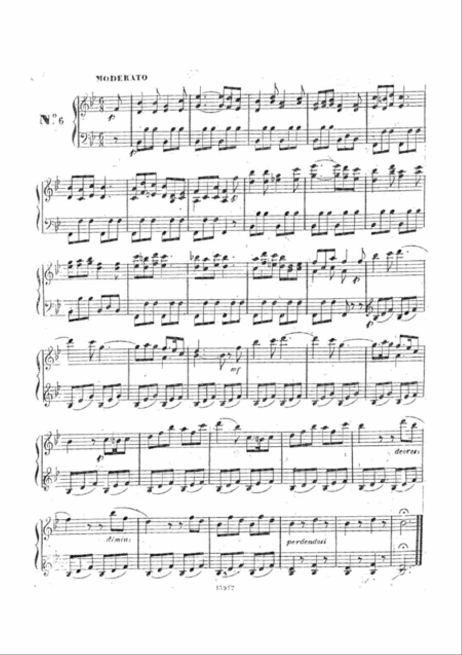 12 Opera Arias for Harp (easy) Harp scores gallery preview page 5