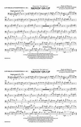 Movin' on Up (Theme from "The Jeffersons"): Low Brass & Woodwinds #1 - Bass Clef