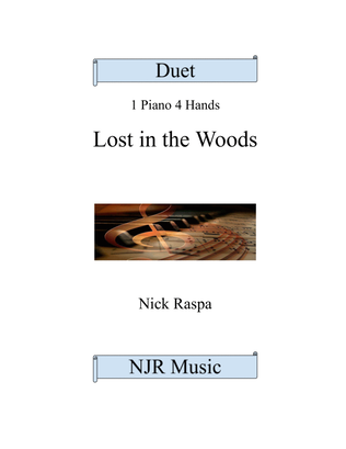 Book cover for Lost in the Woods - elementary 1 piano 4 hands - complete set