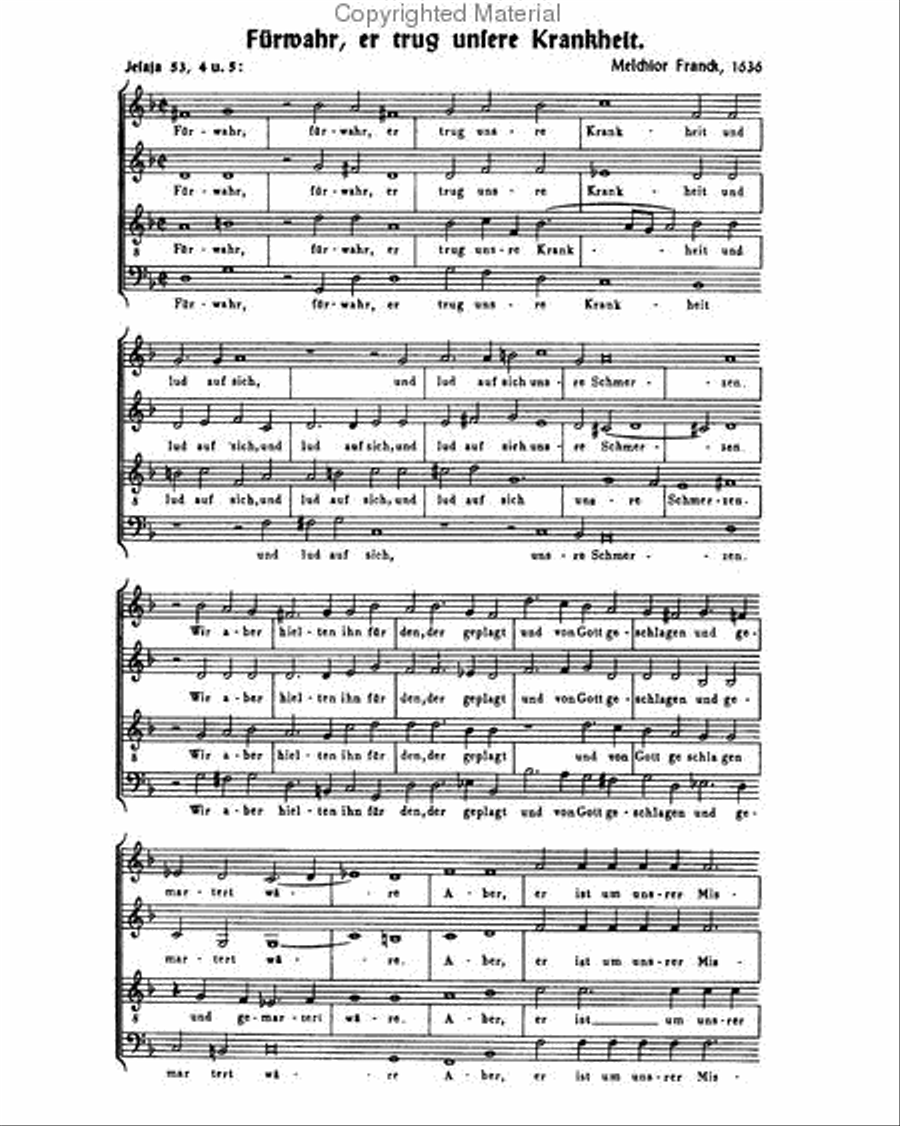 Sieben Motetten aus: Paradisus Musicus