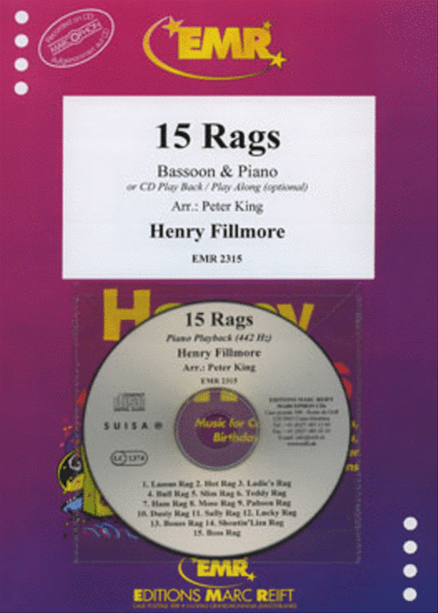 15 Rags Bassoon Solo scores gallery preview page 1